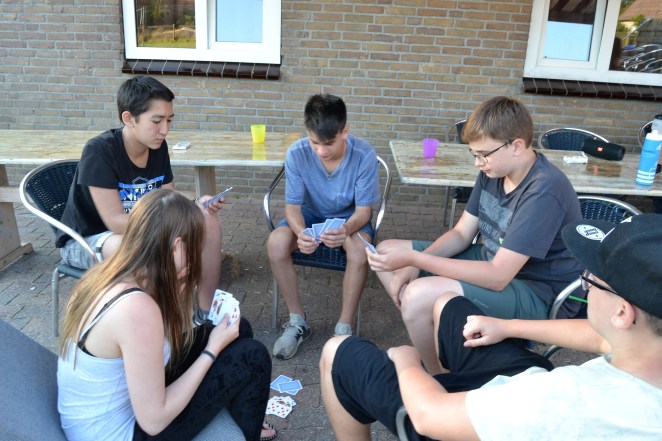 kurz vor dem Abendprogramm